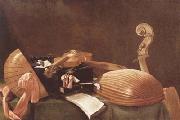 BASCHENIS, Evaristo Still Life with Musical Insteruments (mk08) china oil painting artist
